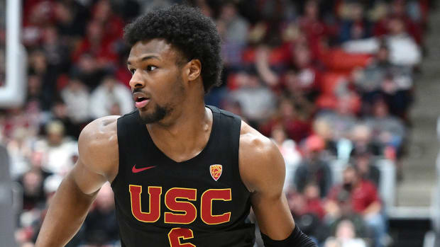 USC Trojans guard Bronny James